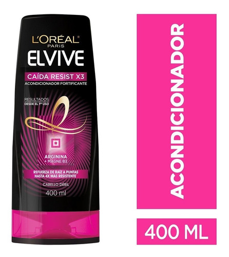 Elvive Acondicionador Caída Resist X3 400ml L'oreal