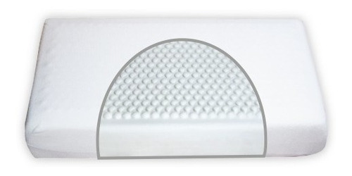 Almohada Inteligente Viscoelastica Con Microperlas 70cm X 40