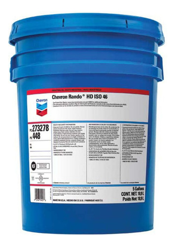 Chevron Rando Hd 46 Hidraulic Oil . Jayo Neumaticos
