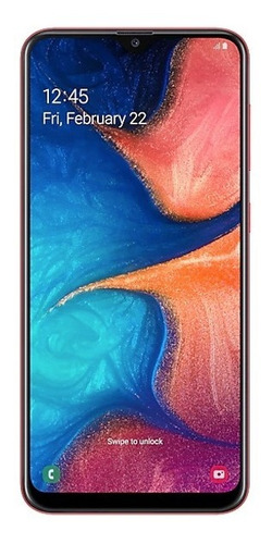 Smartphone Samsung Galaxy A20 Ss 32gb - Rojo