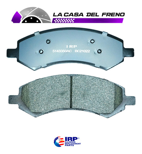 Pastilla Freno Del Dodge Ram 1500 5.7 2012 (ezh-ds1l41)