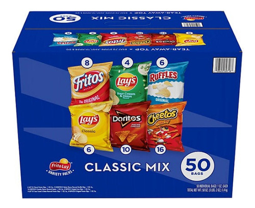 Pack Frito Lay Variados Classic Mix Americanos