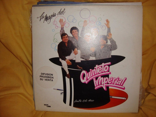 Vinilo Quinteto Imperial La Magia Canta Koli Arce C2