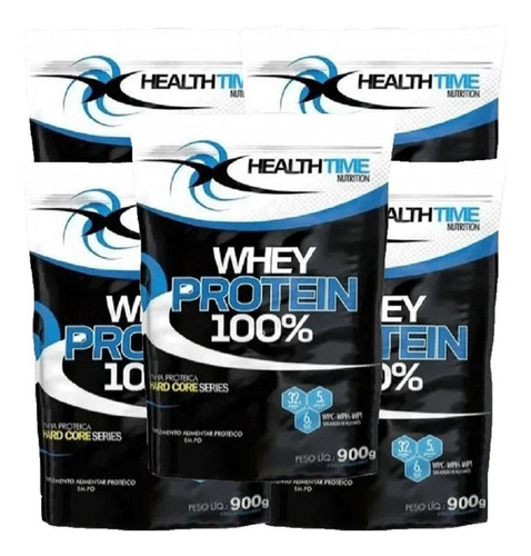 Whey Protein 100% Healthtime 900g - Chocolate - Black Cobra