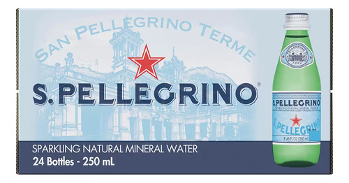 Agua Mineral S. Pellegrino 24 Pzs. De 250 Ml