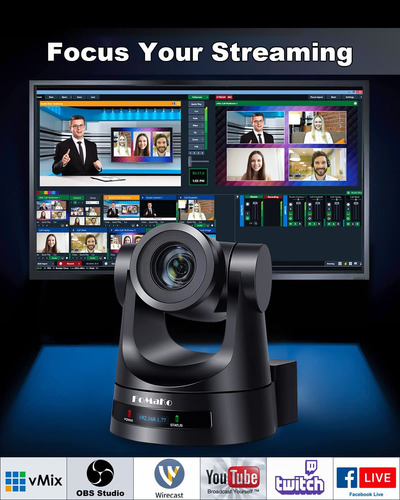 Câmera Ptz Fomako 30x Com Zoom Óptico Com Rastreamento Autom