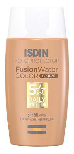 Isdin Fotoprotector Fps50 Fusion Water Con Color Oil Free