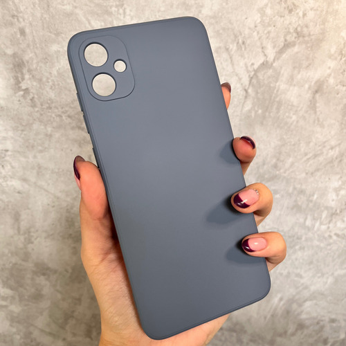 Funda Silicona Cubre Cámara Para Samsung Linea- Coolcase Gris A06
