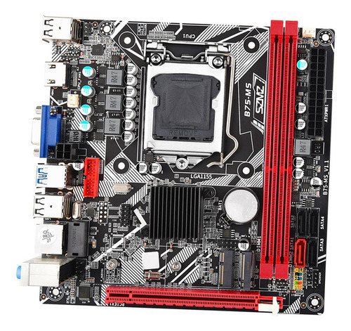 Js Placa Base De Escritorio B75-ms Placa X Interfaz