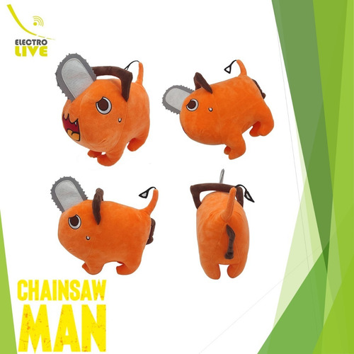 Imagen 2 de 2 de Peluche Pochita - Chainsaw Man - 25 X 30cm