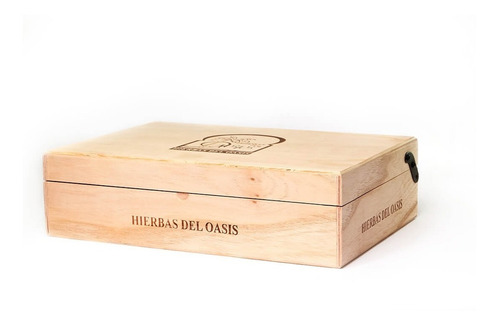 Imagen 2 de 6 de Caja De Té De Madera Hierbas Del Oasis 120 Saquitos Surtidos