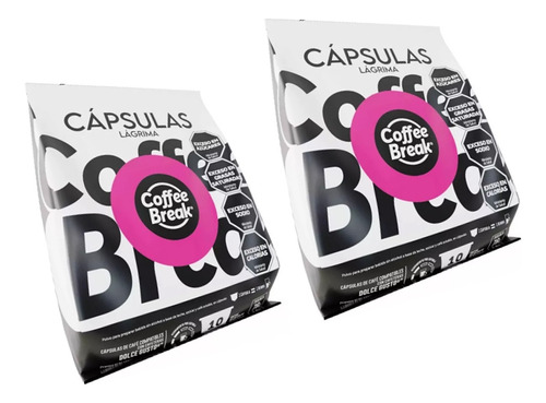 Cápsulas Coffee Break Lágrima Compatibles Dolce Gusto 20u