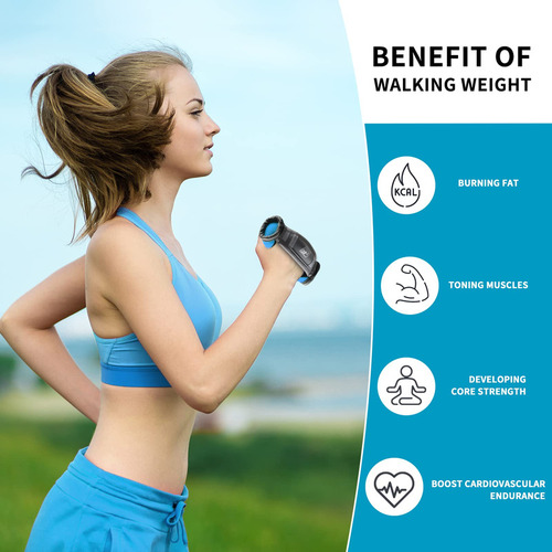 Pesas De Mano Para Caminar Ritfit (naranja - 1,5 Libras (0,7