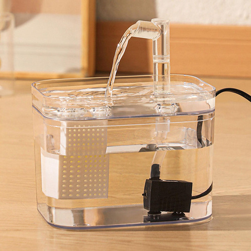 Dispensador De Comida Para Gatos, Cuenco De Agua Ligero Con