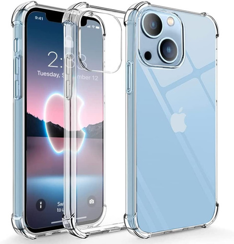 Funda Transparente Para iPhone 14 Anti Arañazos Visoza