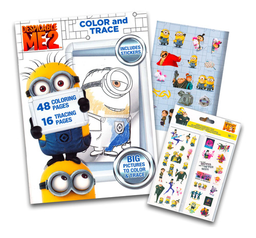 Libro Para Colorear De Minions De Despicable Me Minions Con