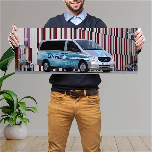 Cuadro 30x80cm Auto 2012 Mercedes Benz Vito E Ce 76