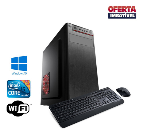 Cpu Desktop Smart I5 4gb Ram 320gb Win10 Com Programas