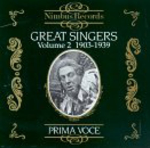 Various Artists Great Singers 2:1903-39/various Cd