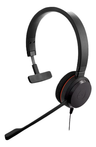 Headset Monoaural Jabra Evolve 20 Ms Mono Usb Con Micrófono