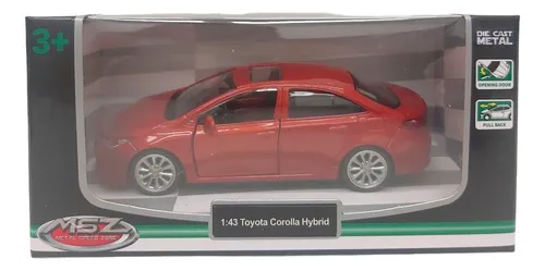 comprar Auto De Colección Toyota Corolla Hybrid Escala 1:40 Msz Color Bordó