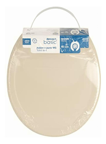 Foset Basic Awc-35h Asiento Ligero Redondo Para Wc Abierto