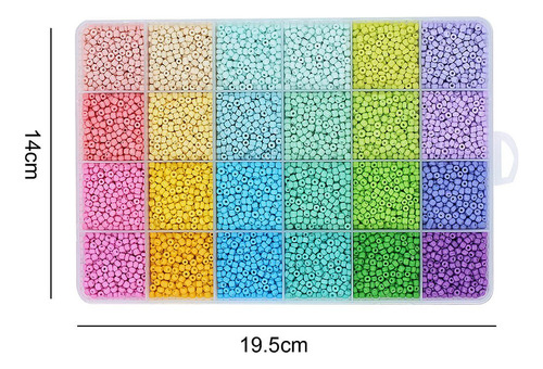 Cuentas De Vidrio For Manualidades Con Caja De Estilo B