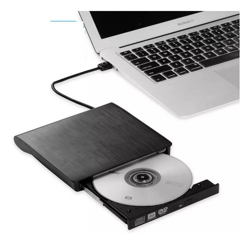 Grabador Lector Dvd/cd Externo Usb 3.0 Slim Para Win & Mac