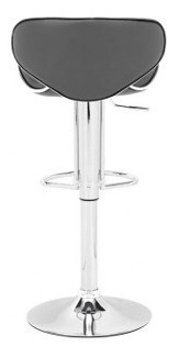 Imagen 4 de 9 de Banco Para Bar Modelo Fly - Gris Këssa Muebles