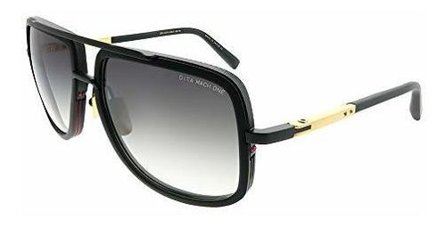 Gafas De Sol - Dita Drx-2030 G-blk-18k Mach-one Matte Black 