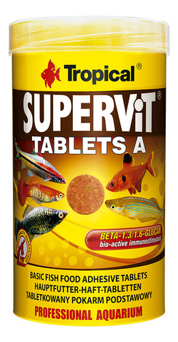 Ração Para Peixes Tropical Supervit Tablets A 150g