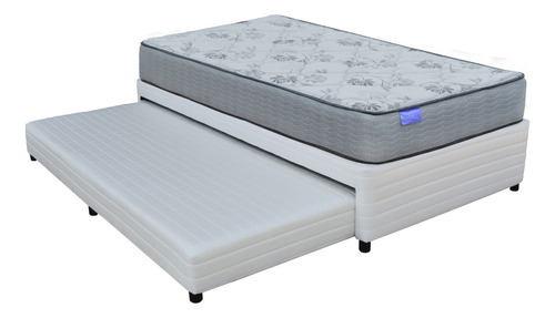 Marinera Dual Bed Jackard + Colchón Inducol Onix 80x190 Cm 