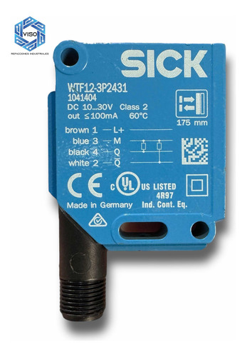 Sick Wtf12-3p2431 Sensor 1041404 (Usado)