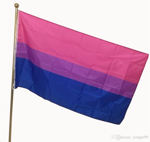 Banderas Orgullo Bisexual Lgbt. 90x150cm.