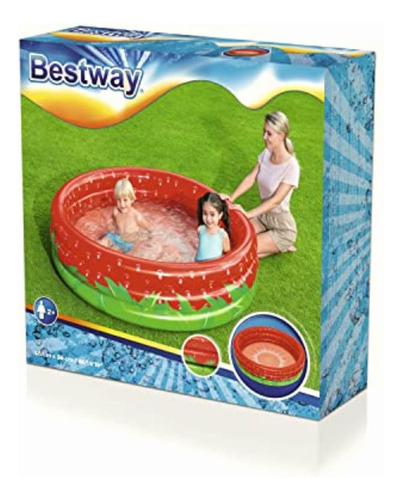 Bestway 51145 Alberca Inflable Redonda 1.60x.38cm 3 Anillos