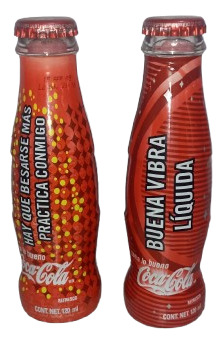 Botellas Coca Cola Año 2005 2 Botellas De 120 Ml Coca Cola (Usado)