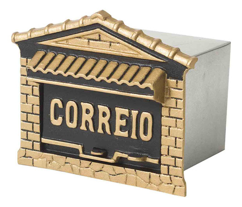 Caixa Correio Portuguesa Frontal 15x21x15 Para Muro - Fuzil