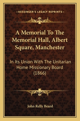 Libro A Memorial To The Memorial Hall, Albert Square, Man...