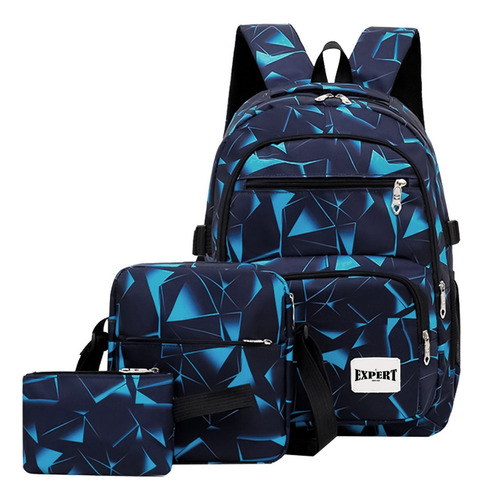 Set X3 Mochila Escuela Juvenil 18'' Expert - El Rey