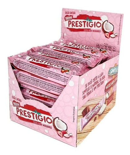 Chocolate Prestigio Morango C/30un 33gr - Nestlé