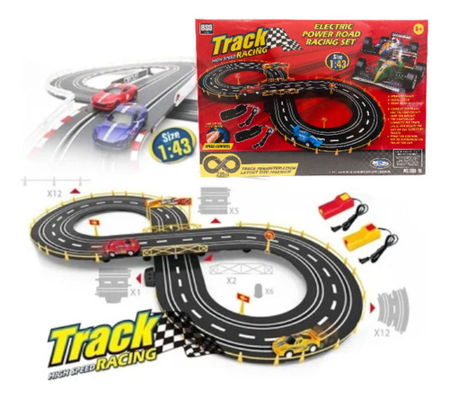 Pista De Autos Track High Speed Racing Con Control