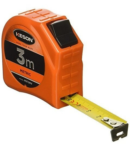 Keson Pgt3mv Short Tape Measure With Nylon Coated Steel Blad