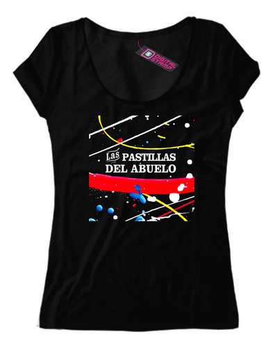 Remera Mujer Las Pastillas Del Abuelo 9 Dtg Premium