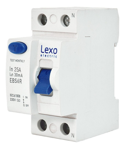 Interruptor Diferencial Lexo Ebs6r 2x25a 30ma