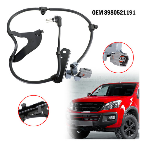 Sensor De Abs Delantero Derecho Para Isuzu D-max 2.5 Twin Tu