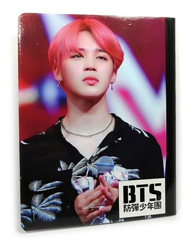 Jimmin Bts Cuaderno Cosido 100 Hojas Cuadricula 18 X 23 Cms