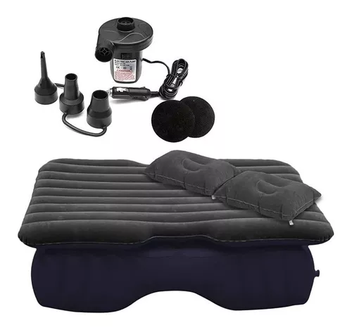  FBSPORT Colchón de cama para automóvil, colchón de camping para  automóvil, cama para dormir, colchón inflable de viaje, cama de aire para  automóvil, SUV, sofá de aire extendido con dos almohadas