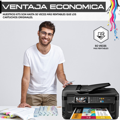 6 Cartucho Rellenable Compatible Canon Pfi102 Prograf Ipf750