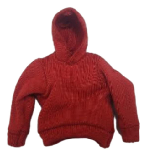 Sudadera Con Capucha Masculina 1/18, Disfraz De Ropa En Rojo