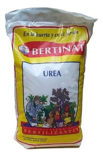Urea Perlada Fertilizante Césped Plantas Bertinat 1 Kg